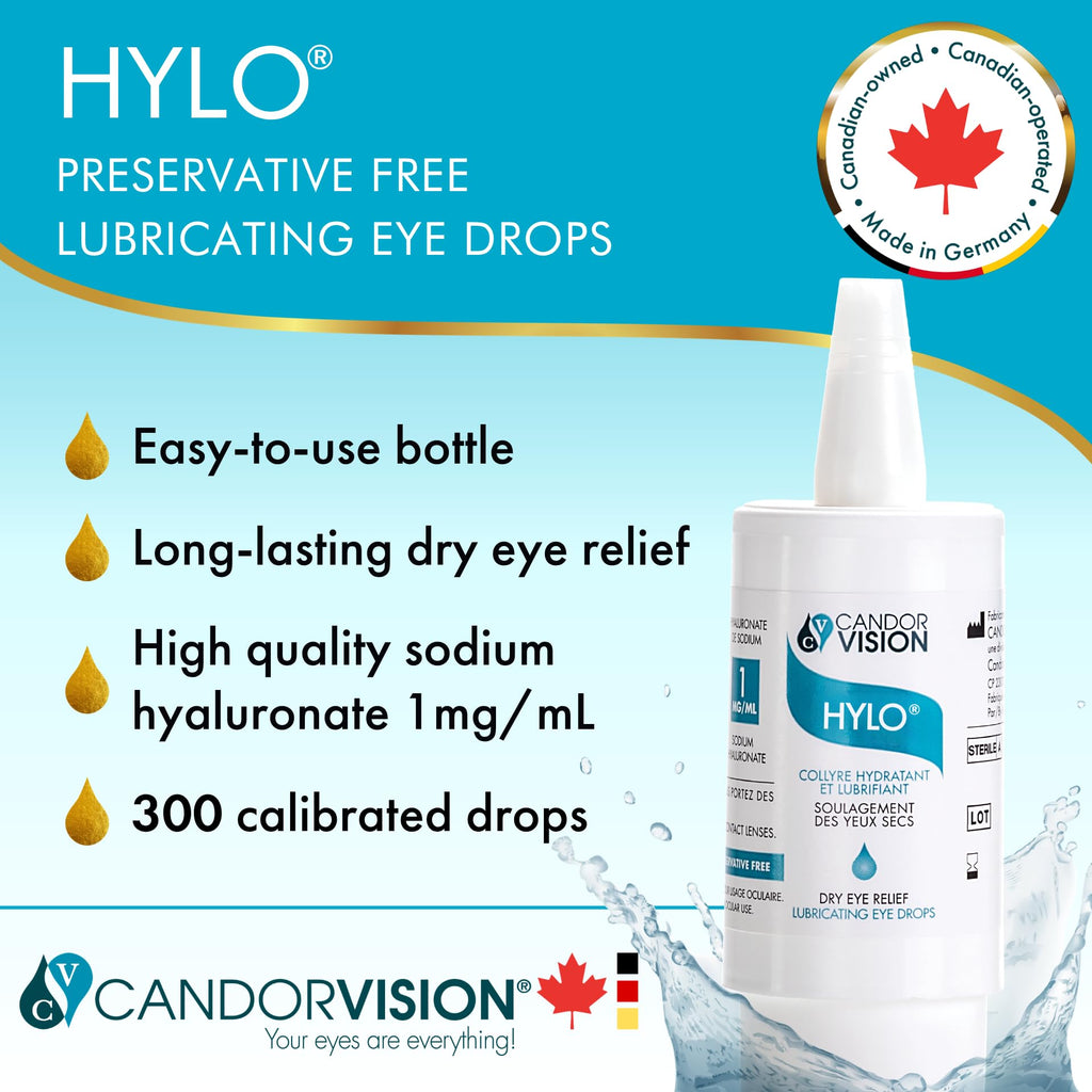 CandorVision HYLO® Preservative-Free Eye Drops
