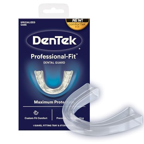 DenTek Dental Guard Kit, Professional-Fit Dental Guard & Fresh Guard Soak Crystals