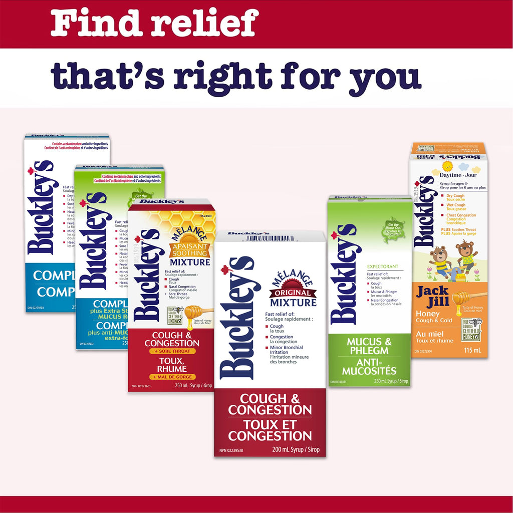 Buckley Cough Mucus and Phlegm Relief, 150ml