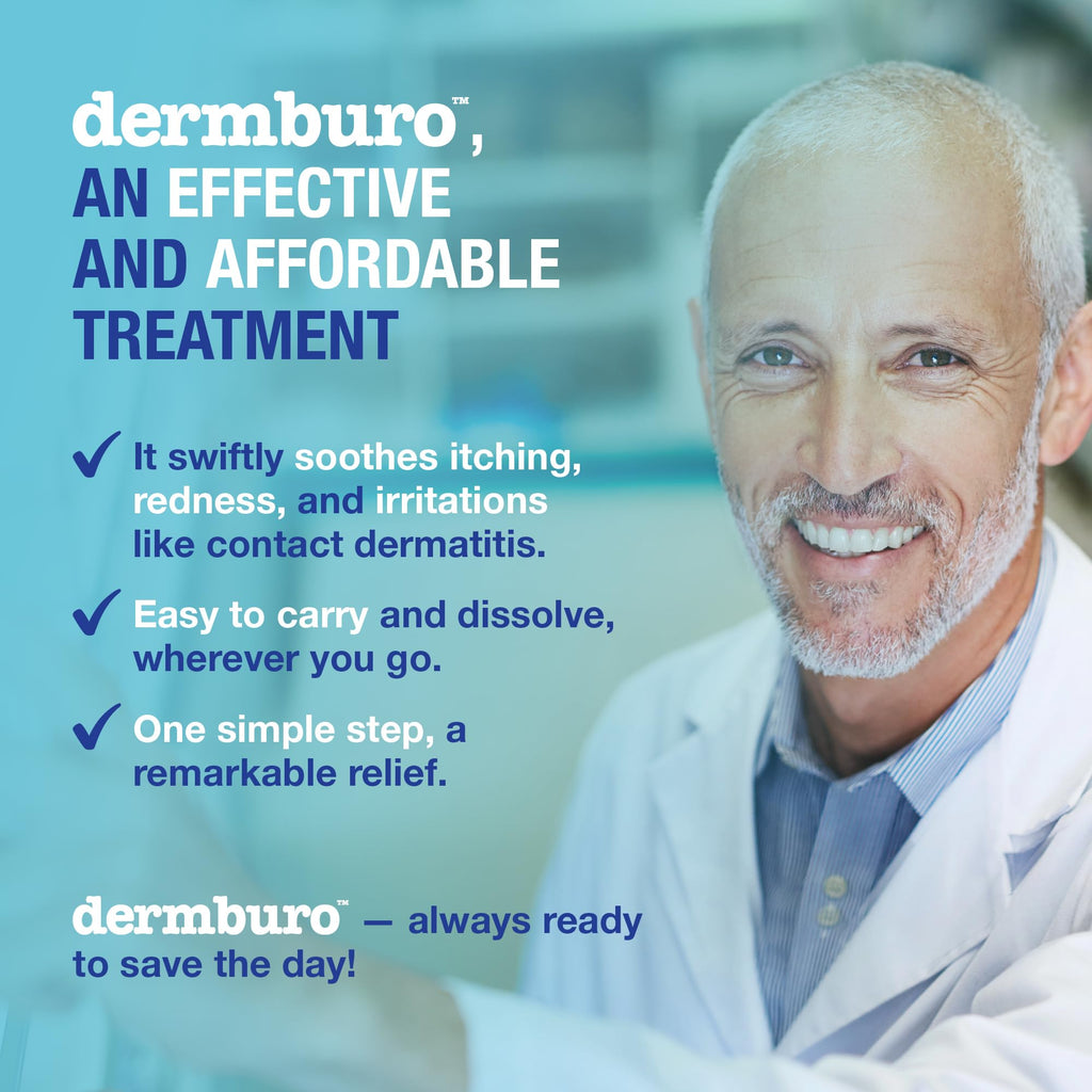 Dermburo - Topical solution USP for the temporary relief of minor skin irritations or rashes (contact dermatitis).