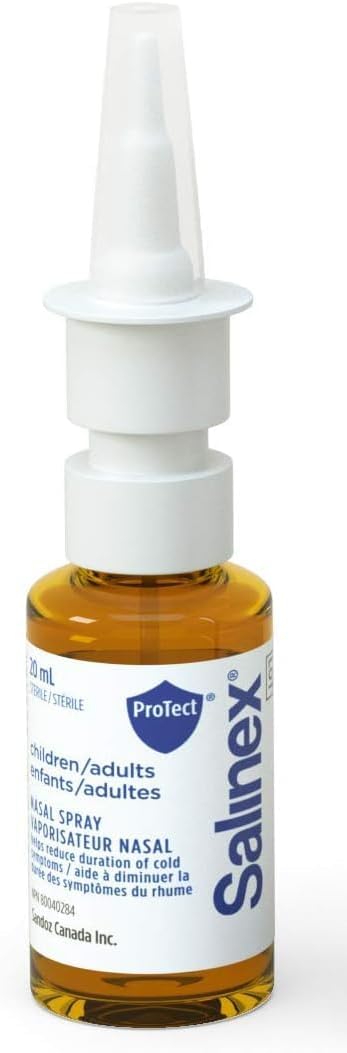 Salinex ProTect Nasal Spray (20 mL) | Designed to Help Relieve Cold Symptoms | Supports Nasal Defense | Suitable for Adults & Children Over 1 Year
