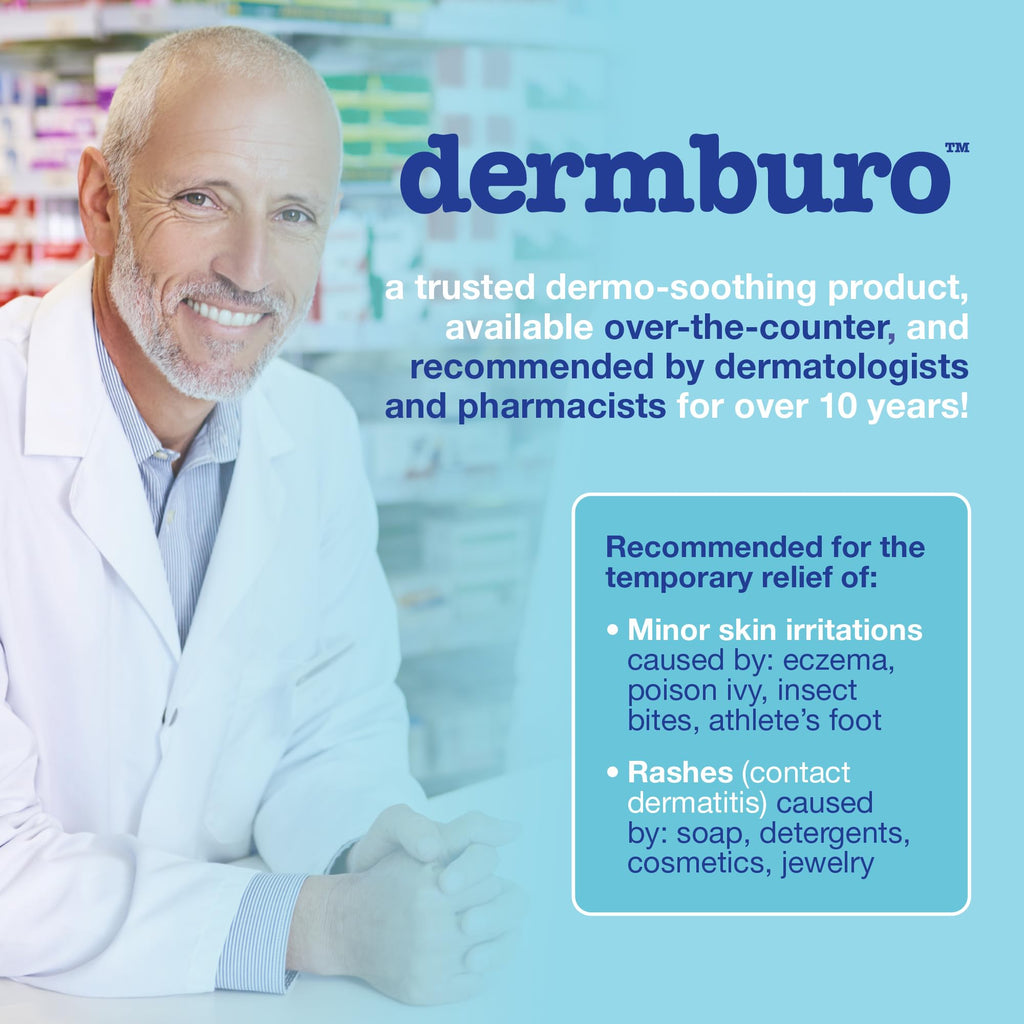 Dermburo - Topical solution USP for the temporary relief of minor skin irritations or rashes (contact dermatitis).