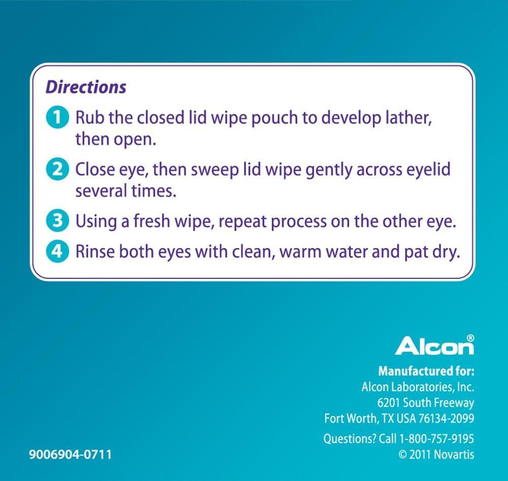 Systane Lid Wipes Eyelid Cleansing Wipes 30 Each (Pack of 11)