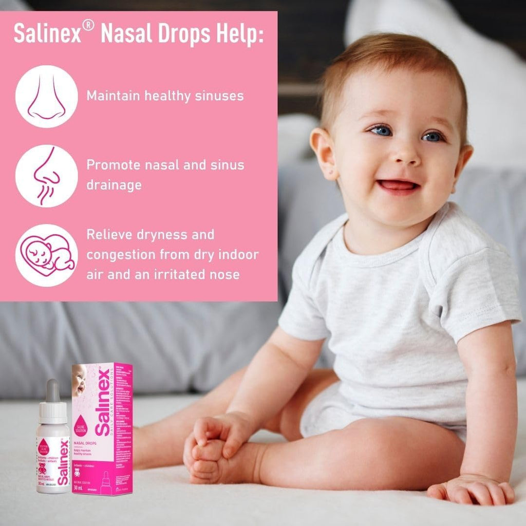 Salinex Nasal Drops Infants/Children, 30mL