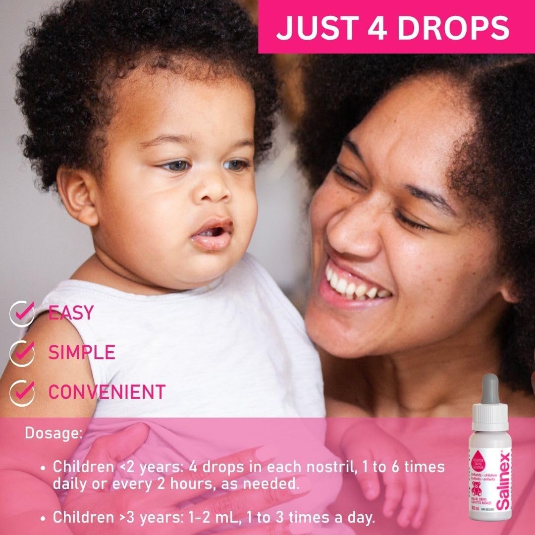 Salinex Nasal Drops Infants/Children, 30mL