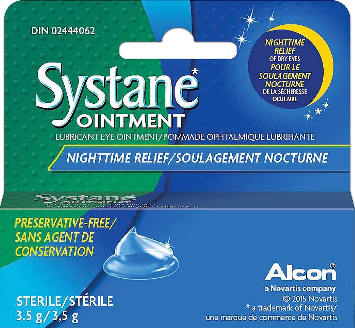 Systane Nighttime Lubricant Eye Ointment 3.50 g, 0.12 Oz (Pack of 10)