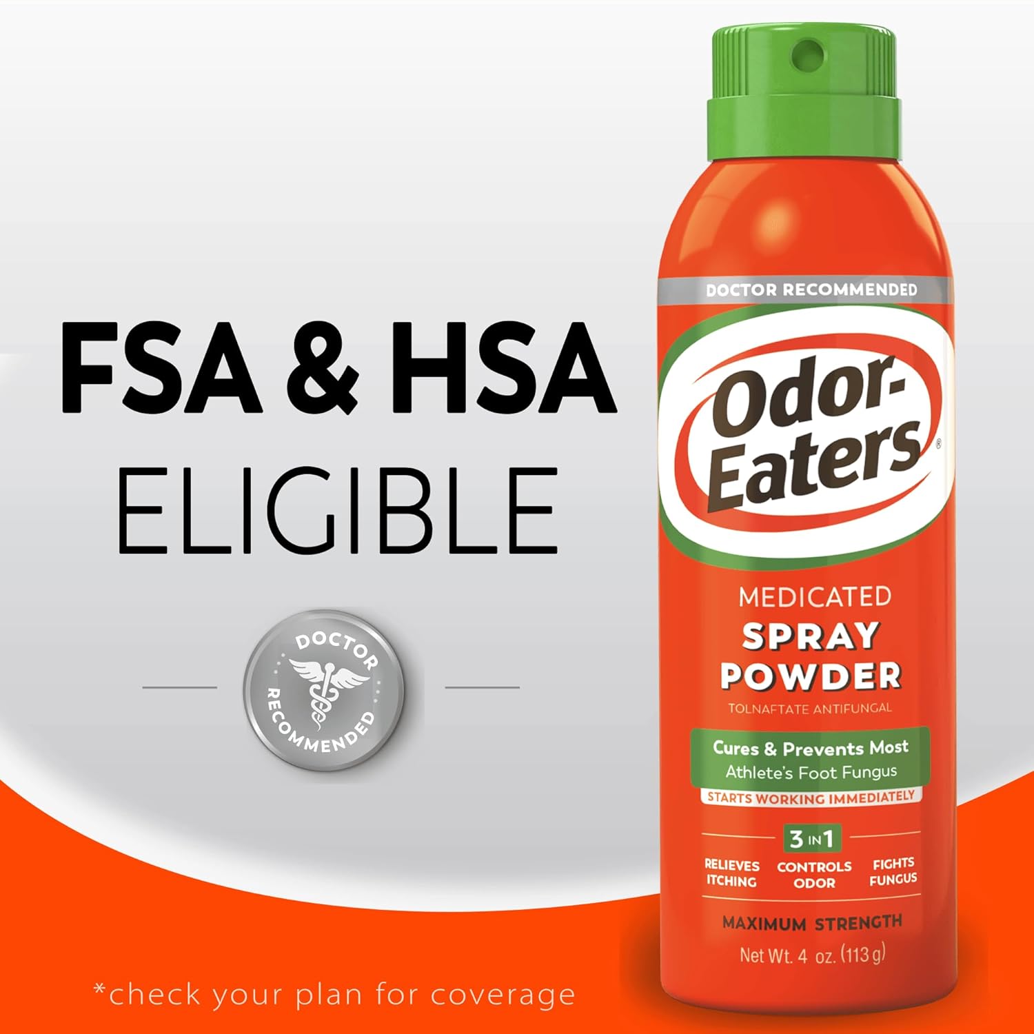Odor Eaters, Foot & Sneaker Spray Powder, 4 oz (113 g)