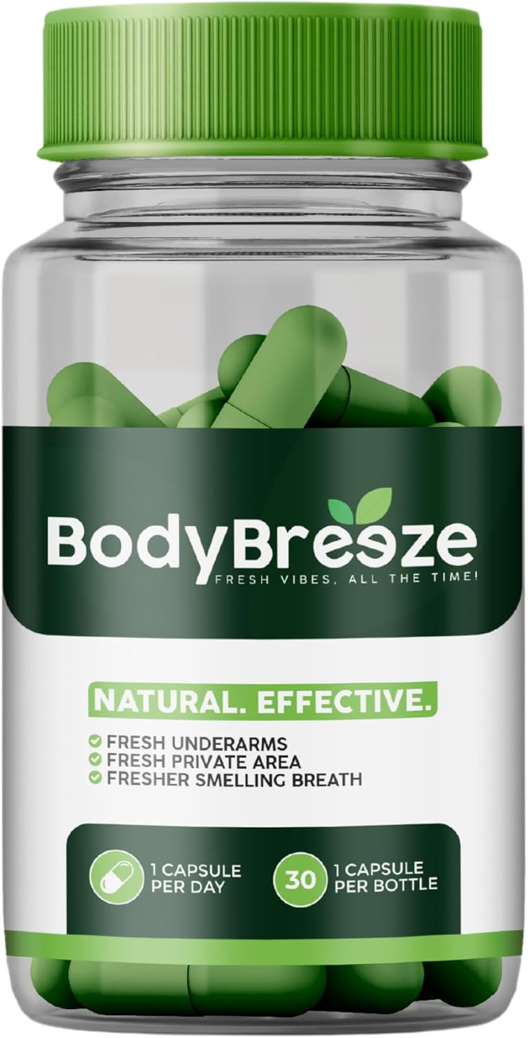 Internal Deodorant Supplement | Natural Chlorophyll 30 Capsules for Body Odor Control, Gut Health, and Fresh Breath | Vegan, Detox Support, & Skin Health | Odor Eliminator for Men & Women