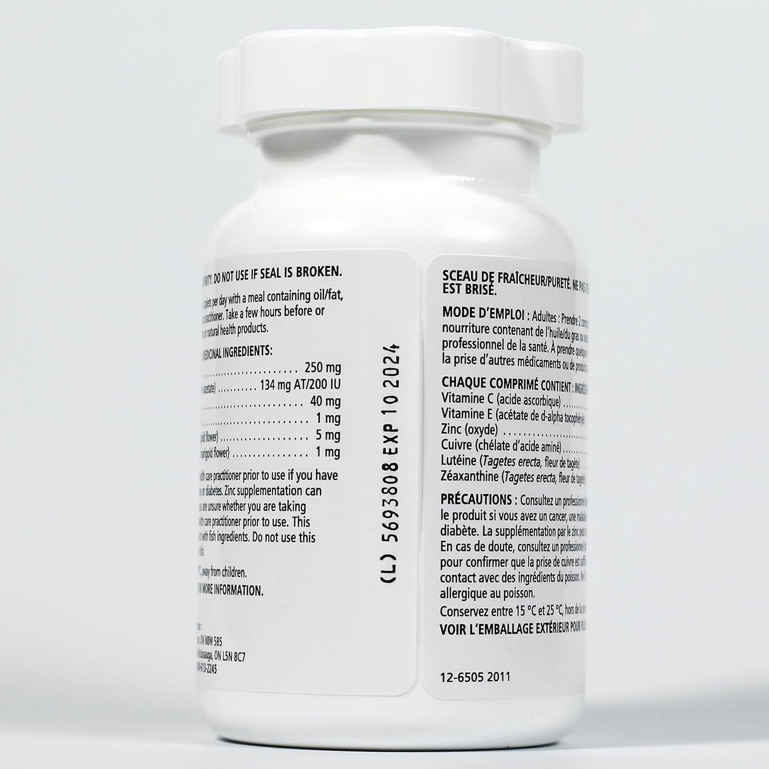 VITALUX® Advanced, Ocular Multivitamin, Age-Related Macular Degeneration Supplement with AREDS 2, AMD, 60 Coated Caplets