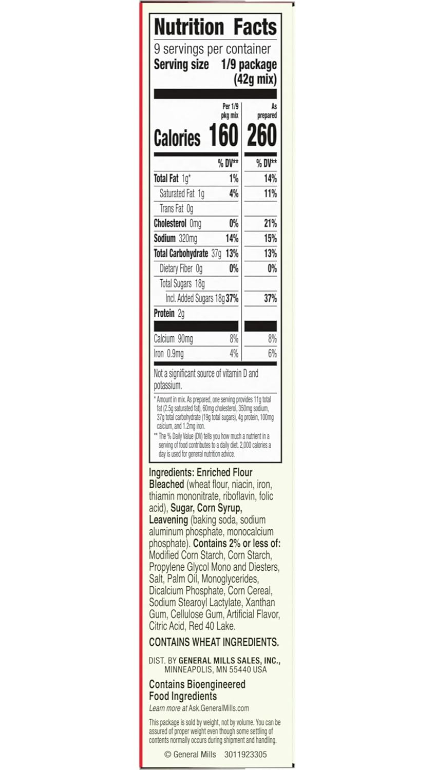 Betty Crocker Delights Super Moist Cherry Chip Cake Mix, 13.25 oz (Pack of 3) with By The Cup Frosting Spreader
