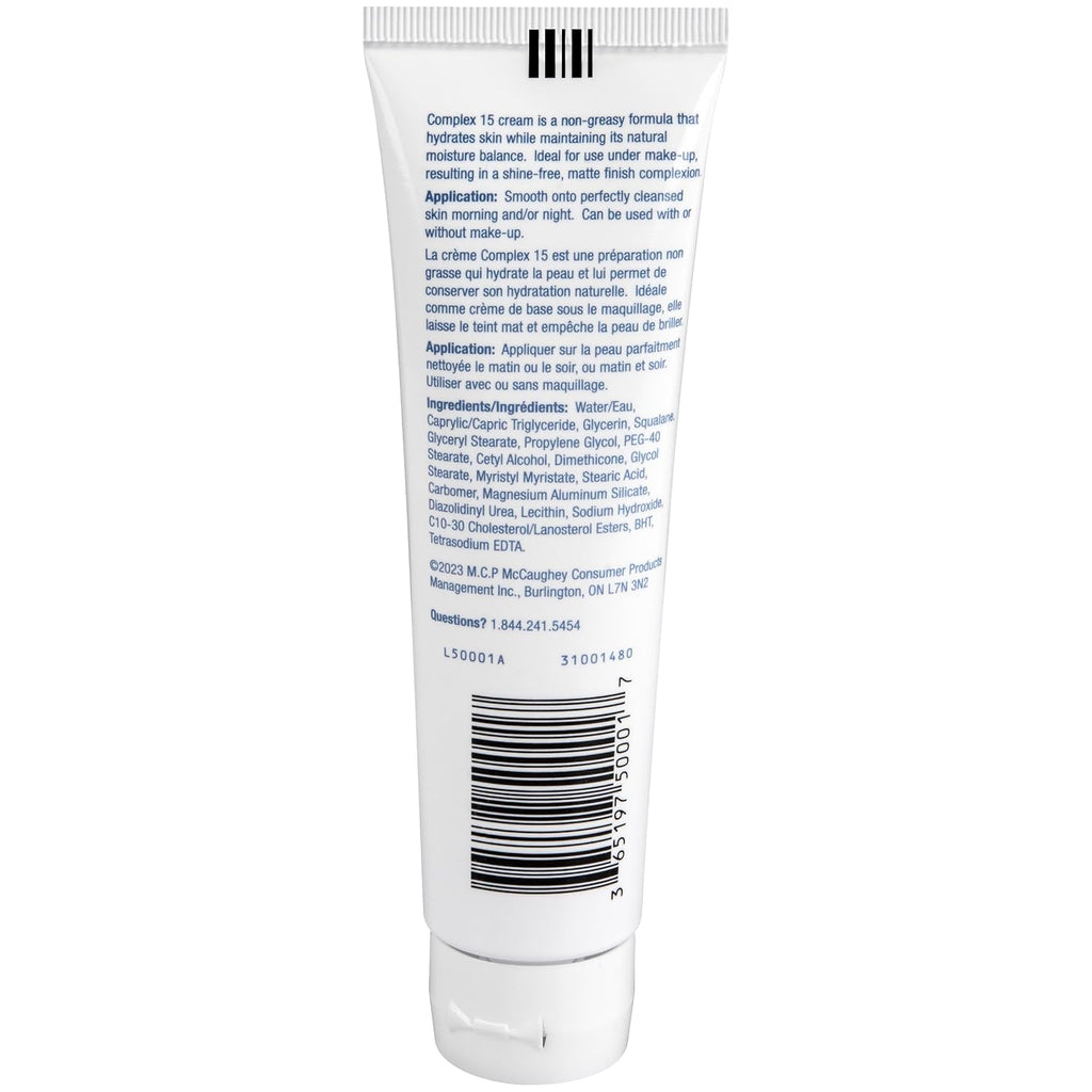 Complex 15 Daily Face Cream 3.4 Ounce (100ml)