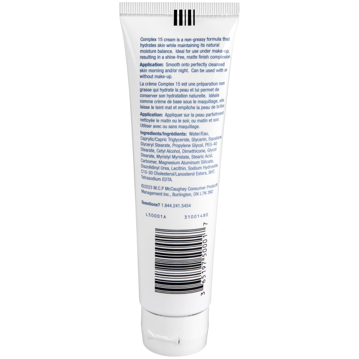 Complex 15 Daily Face Cream 3.4 Ounce (100ml)