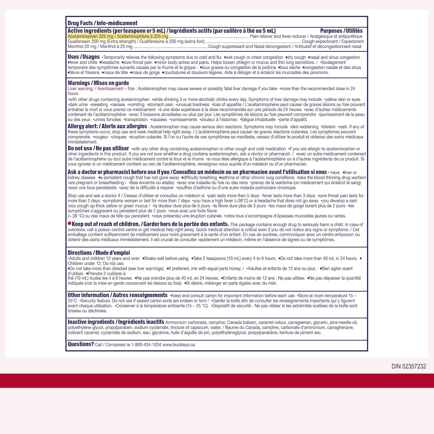 Buckley Complete Extra Strength Mucus Relief, 150ml (Packaging May Vary)