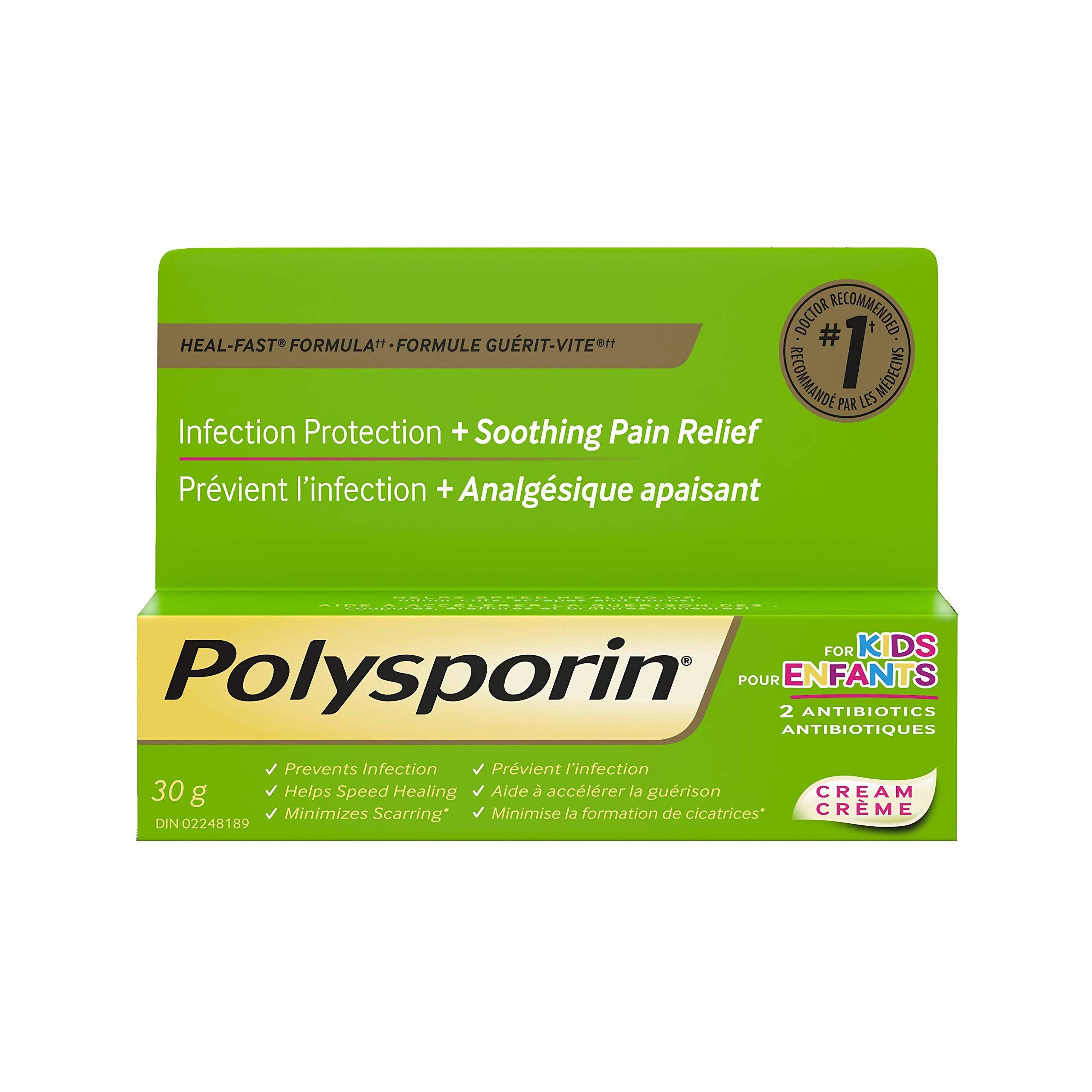 POLYSPORIN® COMPLETE Antibiotic Ointment Extra Infection Protection Pain Relief, 30 g