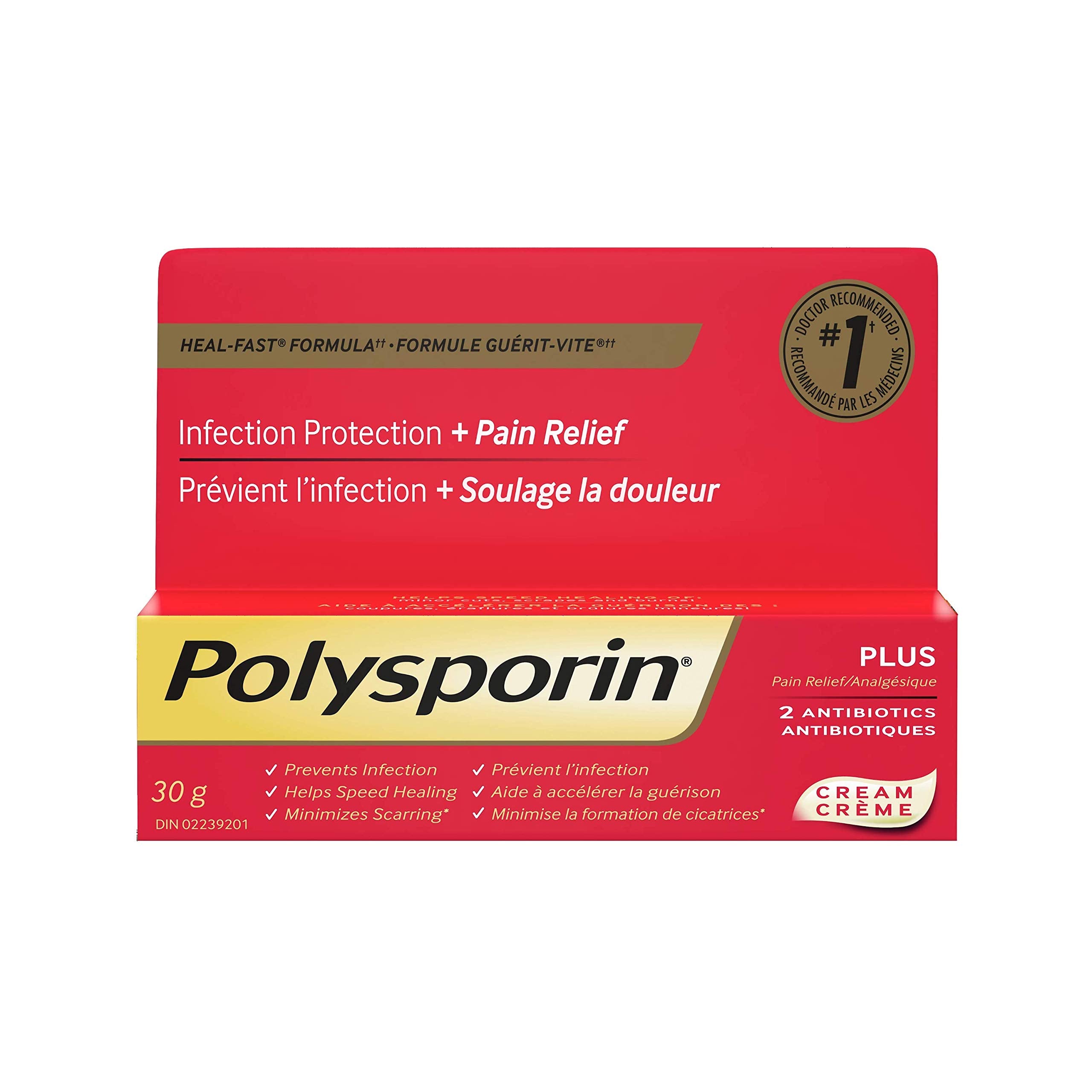 POLYSPORIN® COMPLETE Antibiotic Ointment Extra Infection Protection Pain Relief, 30 g