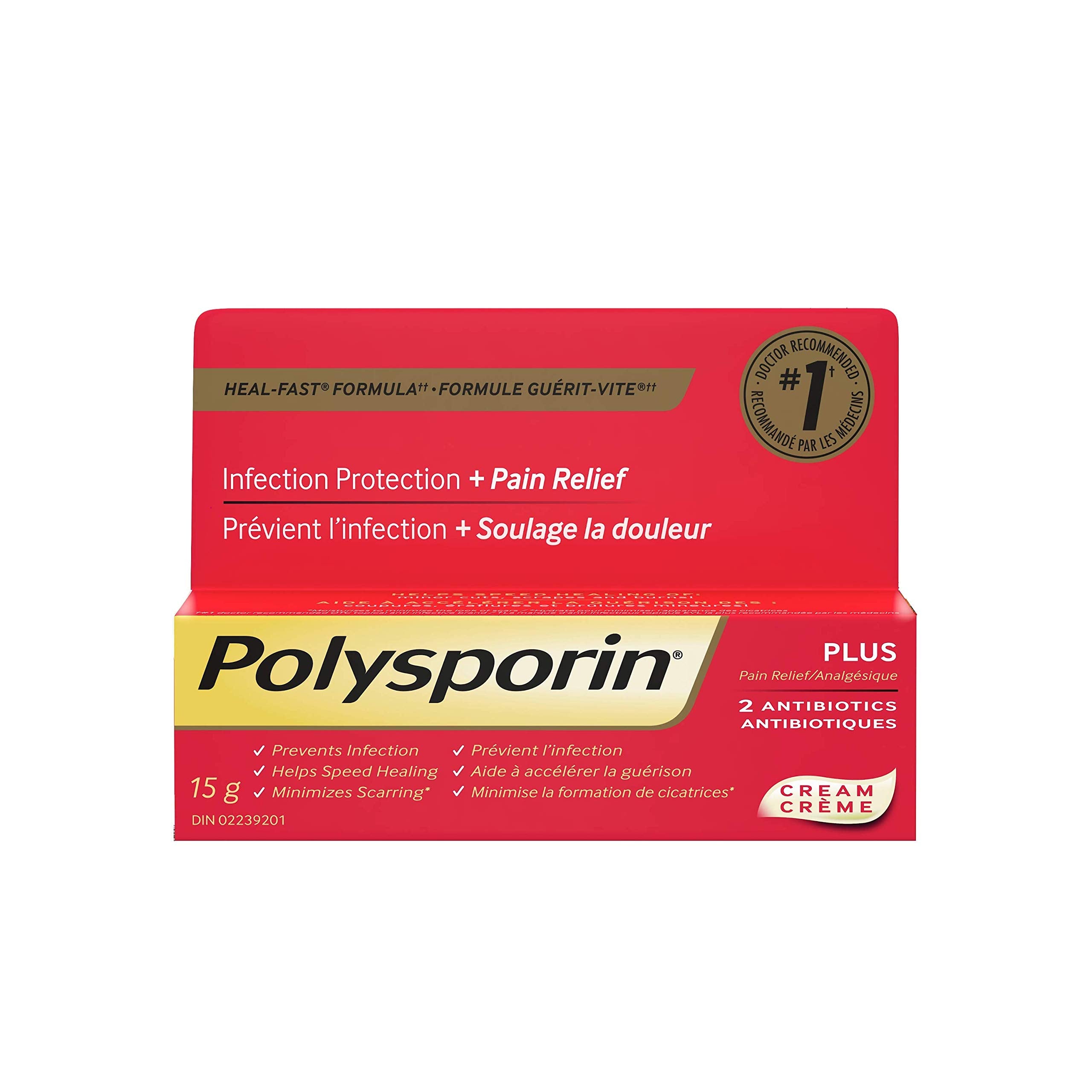 POLYSPORIN® COMPLETE Antibiotic Ointment Extra Infection Protection Pain Relief, 30 g