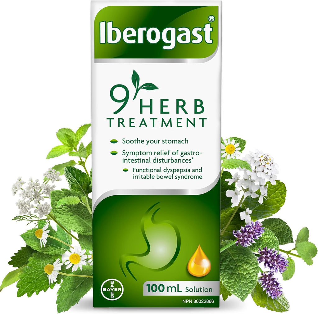 Iberogast 9 Herb Gut Health Treatment - Naturally Sourced Extracts, Gut Supplements For Women And Men, Digestive Supplements To Relieve Gastrointestinal Disturbances And IBS Symptoms,100ml