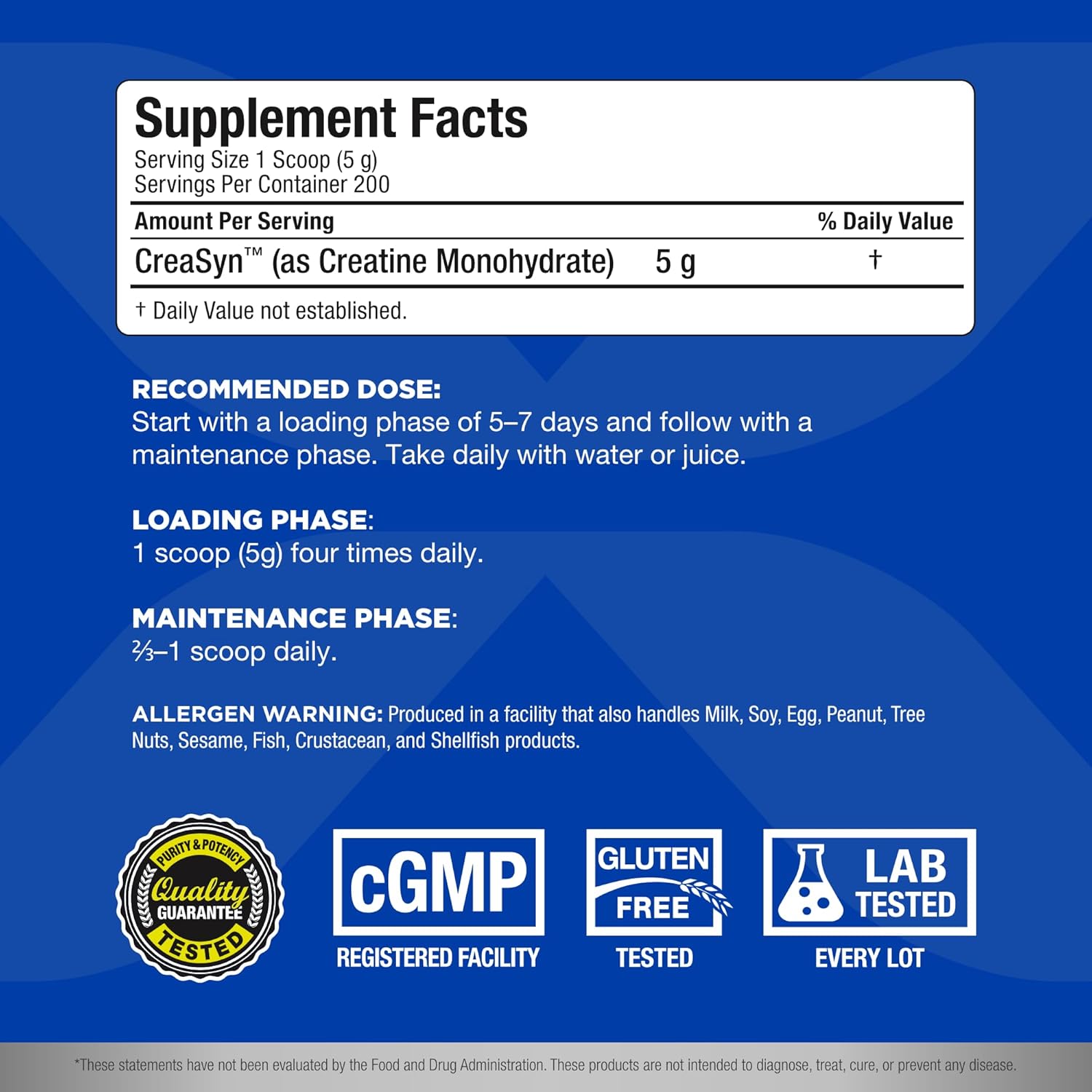 Creatine Monohydrate 1000G Powder