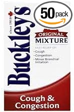 BUCKLEYS Original Cough Congestion Syrup 200 ml X 50 Bottles