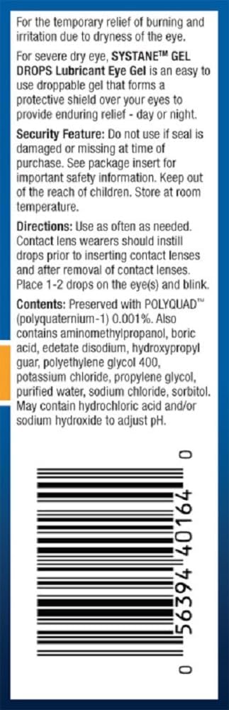 Systane Gel Drops 2x10ML