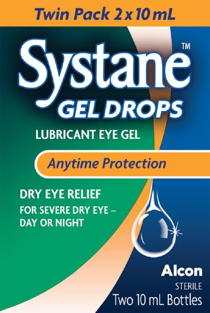 Systane Gel Drops - Lubricant Eye Gel - Twin Pack 2x10mL
