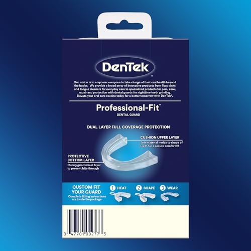 DenTek Dental Guard Kit, Professional-Fit Dental Guard & Fresh Guard Soak Crystals