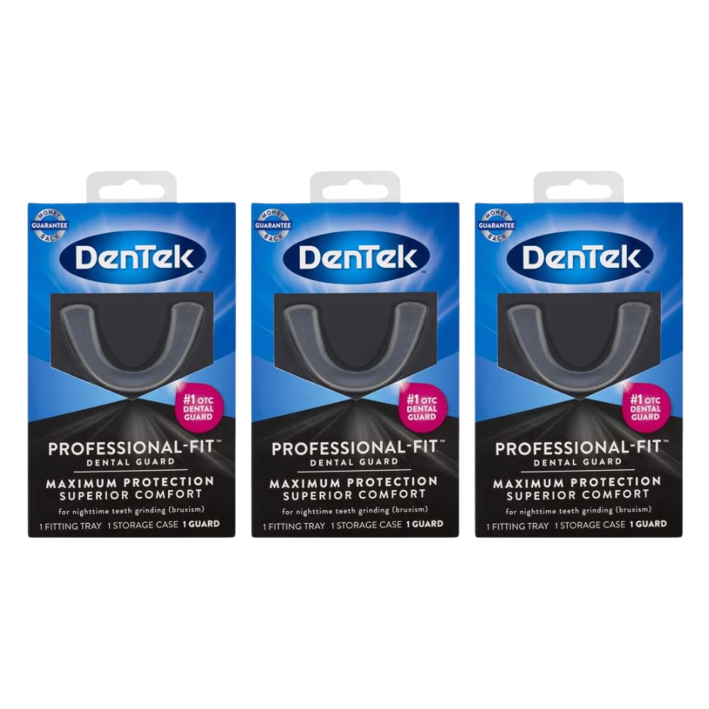 Dentek 100277 Maxium Protection Dental Guard, 1 ct (Pack of 3)