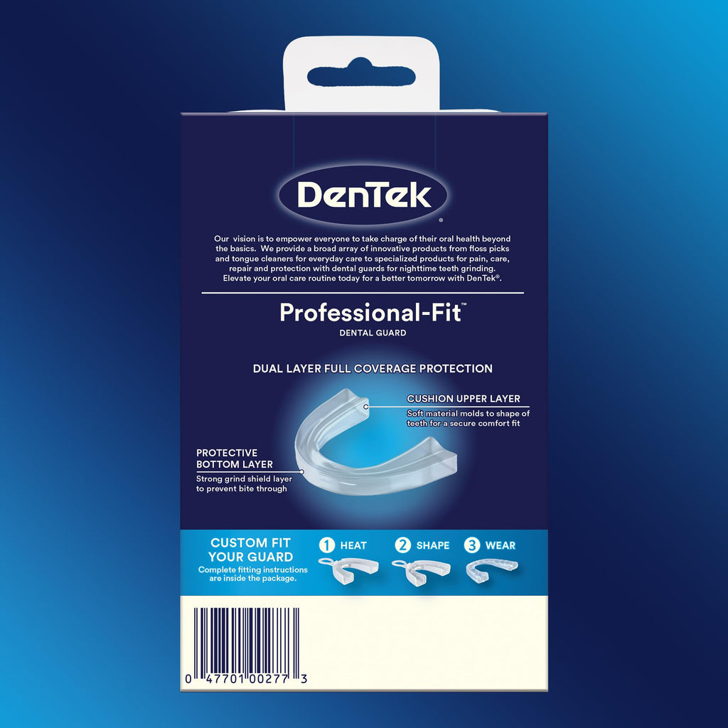 DenTek Dental Guard Kit, Professional-Fit Dental Guard & Fresh Guard Soak Crystals