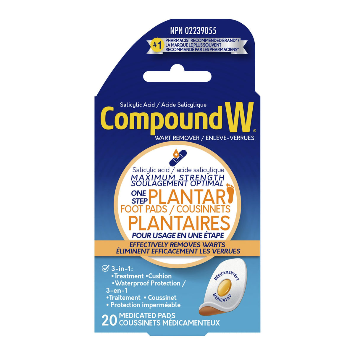 Compound W One Step Pads