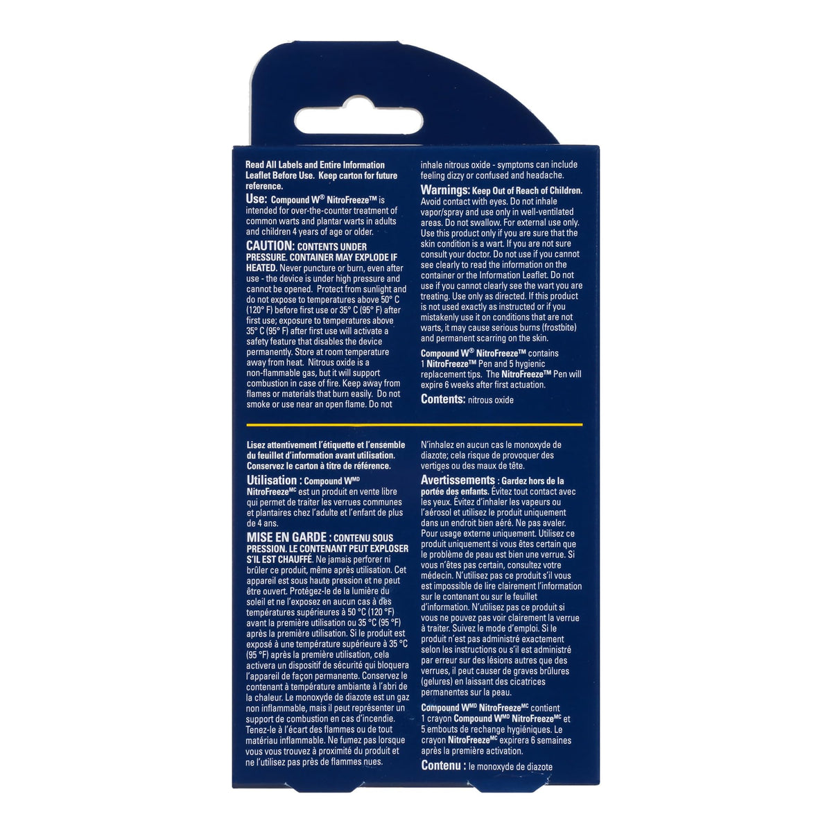 Compound W Nitrofreeze Wart Remover System - 1 Count - For Treatment & Common/Plantar Wart Removal