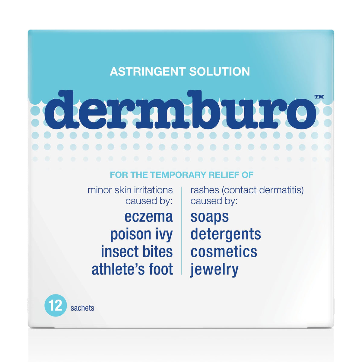 Dermburo - Topical solution USP for the temporary relief of minor skin irritations or rashes (contact dermatitis).