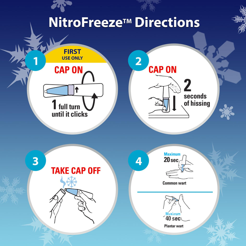 Compound W Nitrofreeze Wart Remover System - 1 Count - For Treatment & Common/Plantar Wart Removal