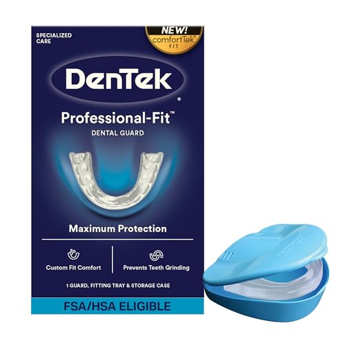 DenTek Dental Guard Kit, Professional-Fit Dental Guard & Fresh Guard Soak Crystals